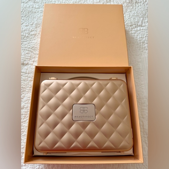 BEAUTIFECT Make-Up Box Gold Color - Picture 2 of 16